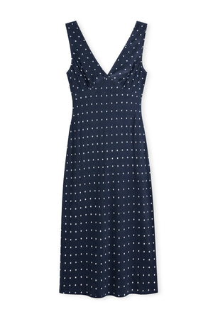 Rails Audrina Dress in Navy Polka Dots