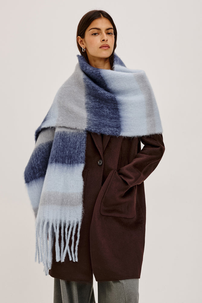 Rails Oslo Scarf in Sky Indigo Stripe