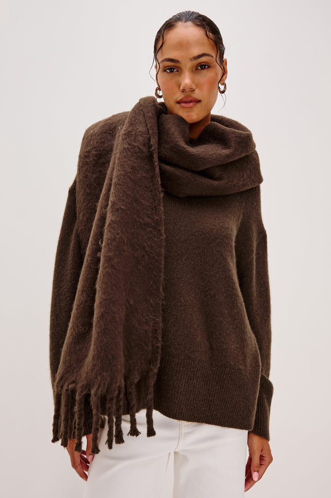 Rails Oslo Scarf in Walnut