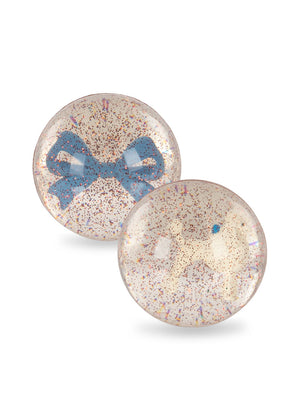 Konges Sløjd Bouncing Ball Set in Poodle and Bow