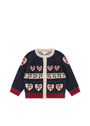 Konges Sløjd Belou Cardigan in Cherry