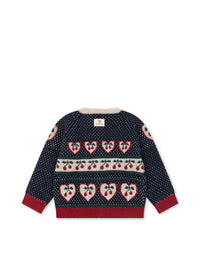 Konges Sløjd Belou Cardigan in Cherry