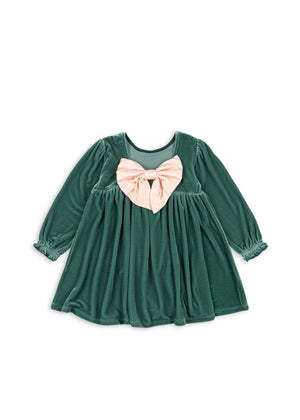 Konges Sløjd Gia Bow Back Dress in Fir