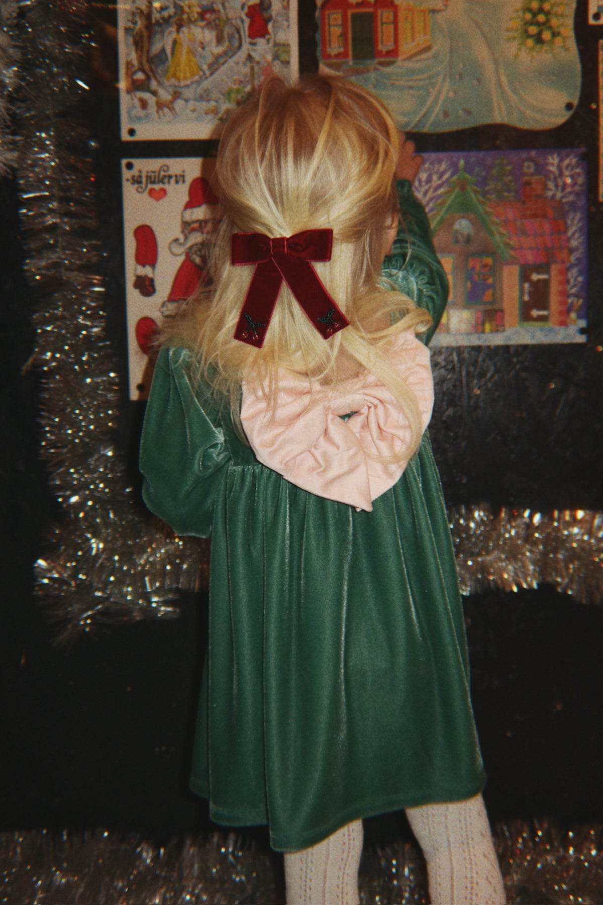 Konges Sløjd Gia Bow Back Dress in Fir