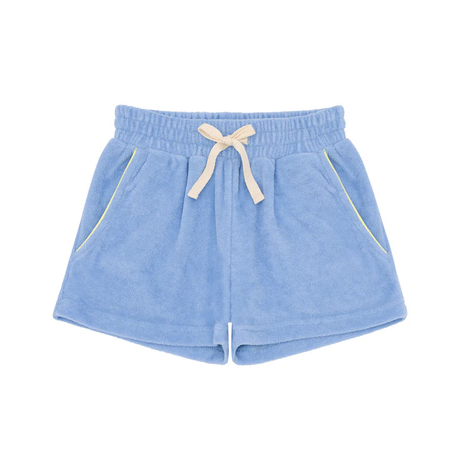 Minnow French Terry Short in Clearwater Blue