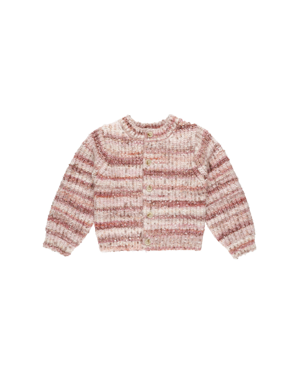 Rylee + Cru Cheyenne Cardigan in Pink Multi Stripe