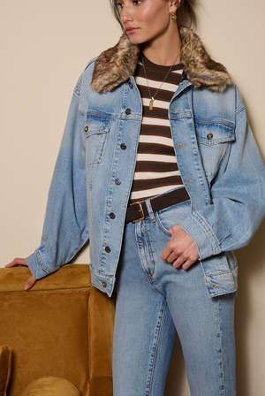 Favorite Daughter The Oversized Bowery Jacket in Geneva