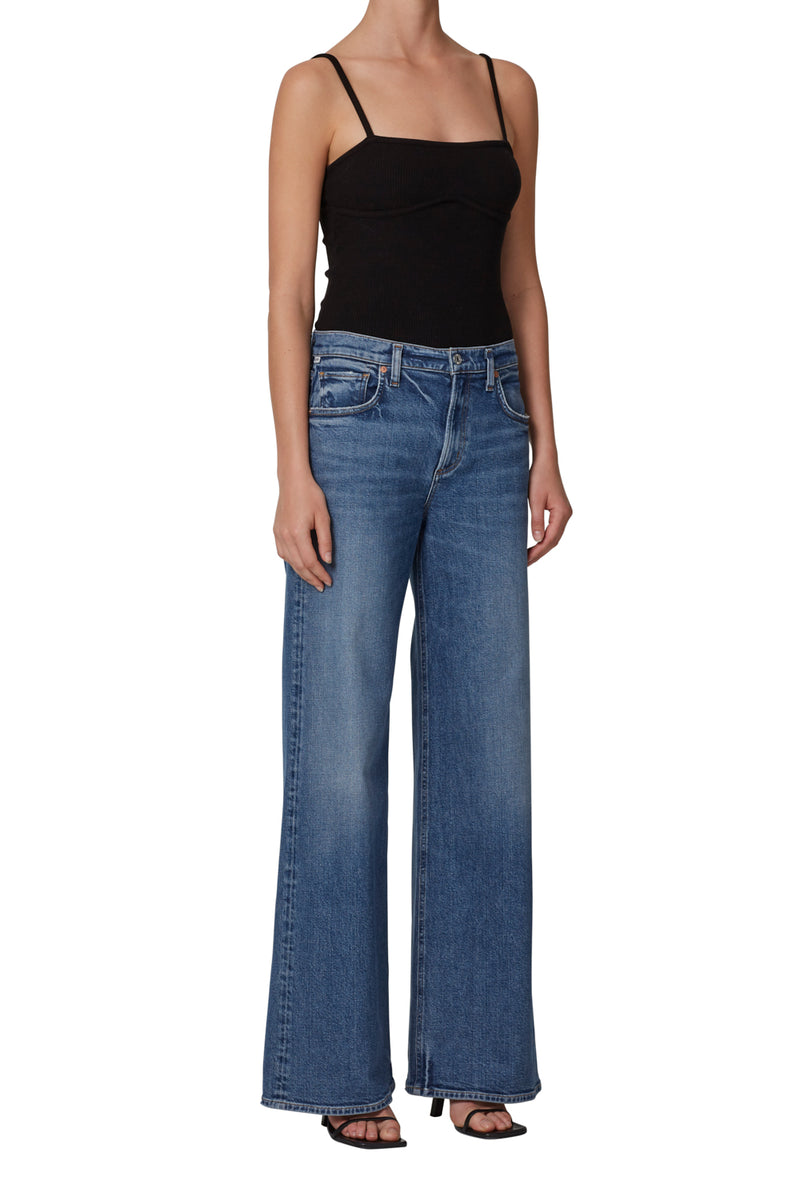Citizens of Humanity Loli Mid Rise Baggy Jean in Palazzo