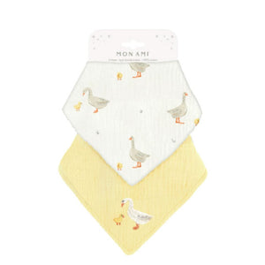 Mon Ami 2 Pack Bib Set - Multiple Styles!