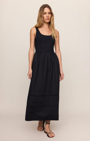 Z Supply Johanna Midi Dress in Black