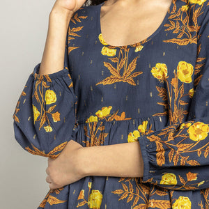 Pink Chicken Women's Michelle Dress in Navy Poppy