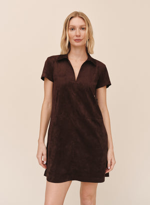 B60029-L81-300 - SHORT SLEEVE PULLOVER A-LINE DRESS