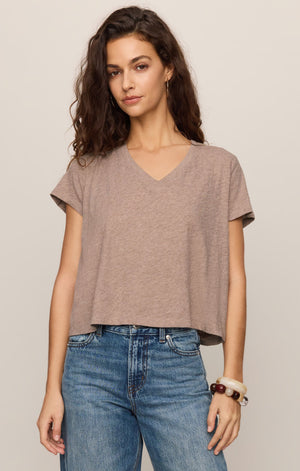 Z Supply Nomad Tee in Heather Ash