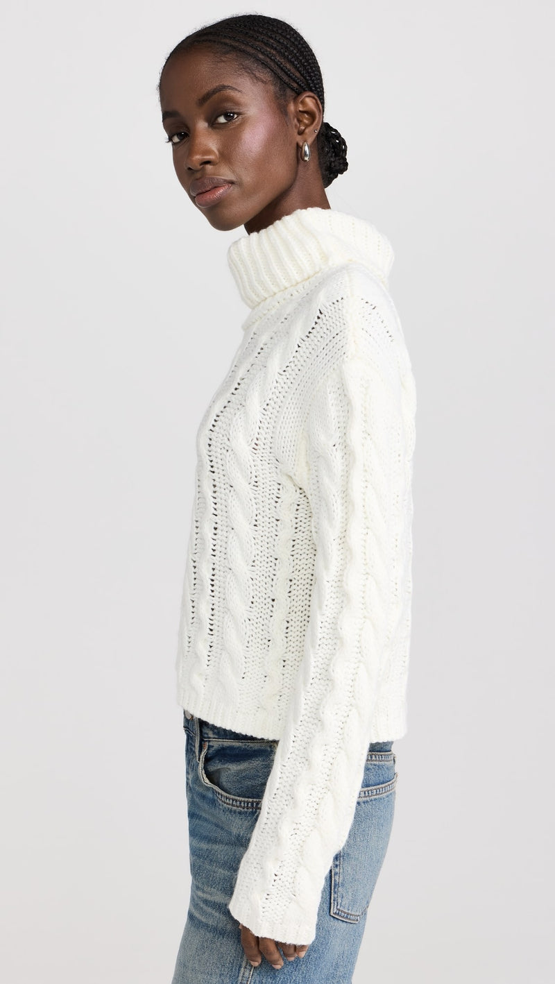 Z Supply Tied to you Sweater in Sea Salt