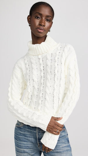 Z Supply Tied to you Sweater in Sea Salt