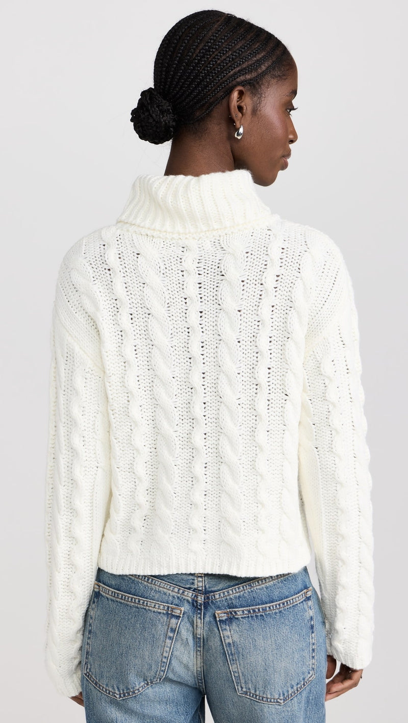 Z Supply Tied to you Sweater in Sea Salt