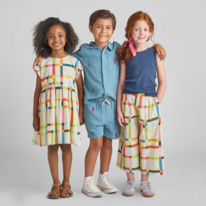 Pink Chicken Wylie Pant in Multi Tattersall