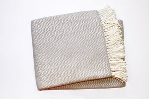 A Soft Idea Plush Herringbone Throw Blanket - Multiple Colors!