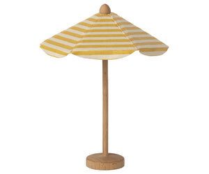 Maileg Mouse Beach Umbrella in Soft Coral
