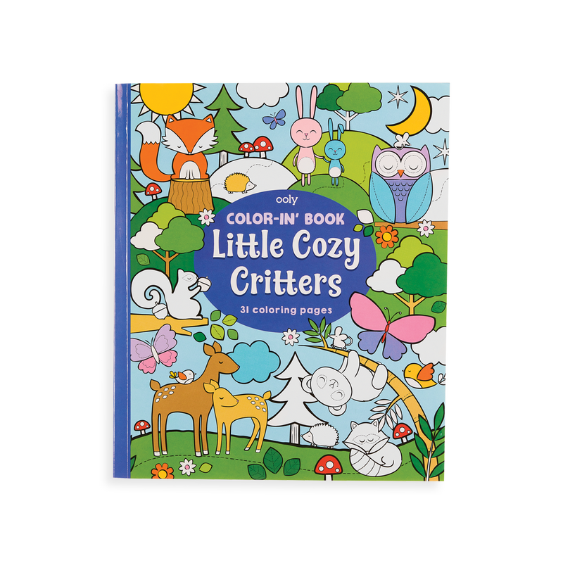 OOLY Little Cozy Critters Coloring Book