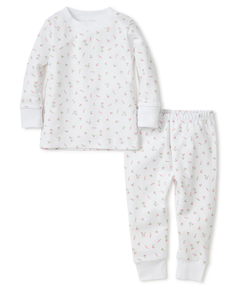 Kissy Kissy Garden Roses Snugfit Pajama Set in White