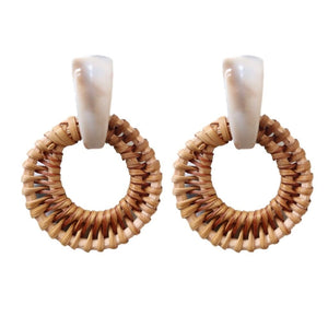 St Armands Cream Bali Button Studs
