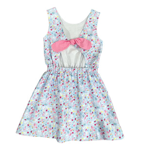 James & Lottie Kristin Knot Dress in Tooty Fruity