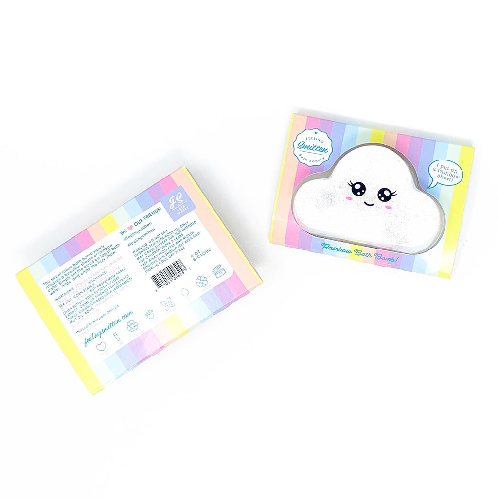 Feeling Smitten Rainbow Cloud Bath Bomb