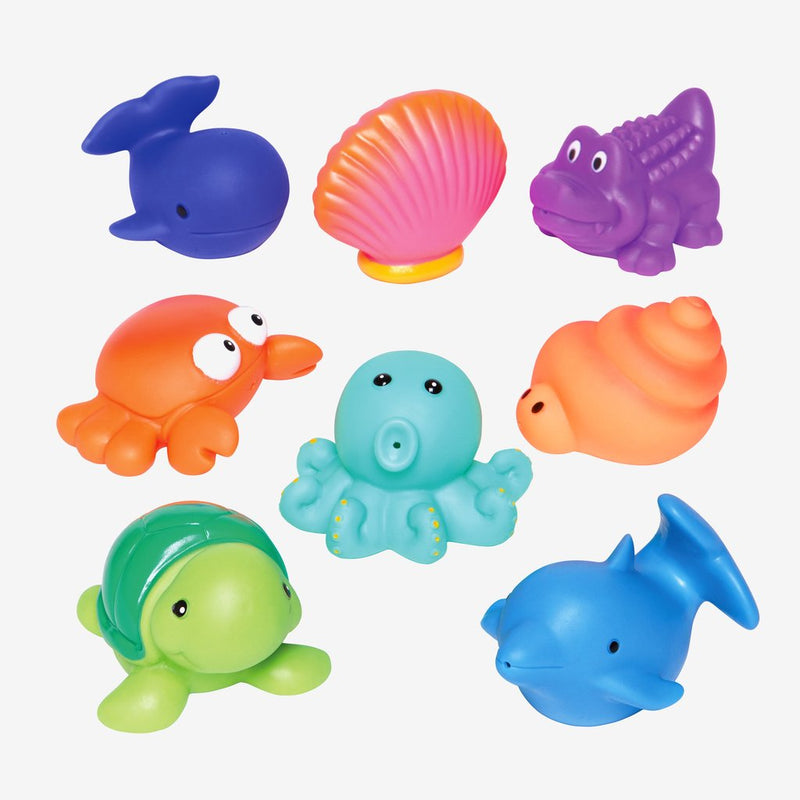 Elegant Baby Sea Party Squirties Bath Toys