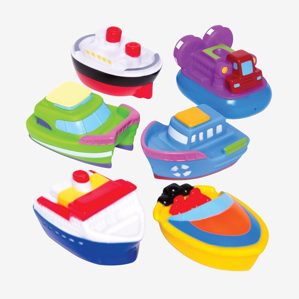 Elegant Baby Boat Party Squirities Bath Toys