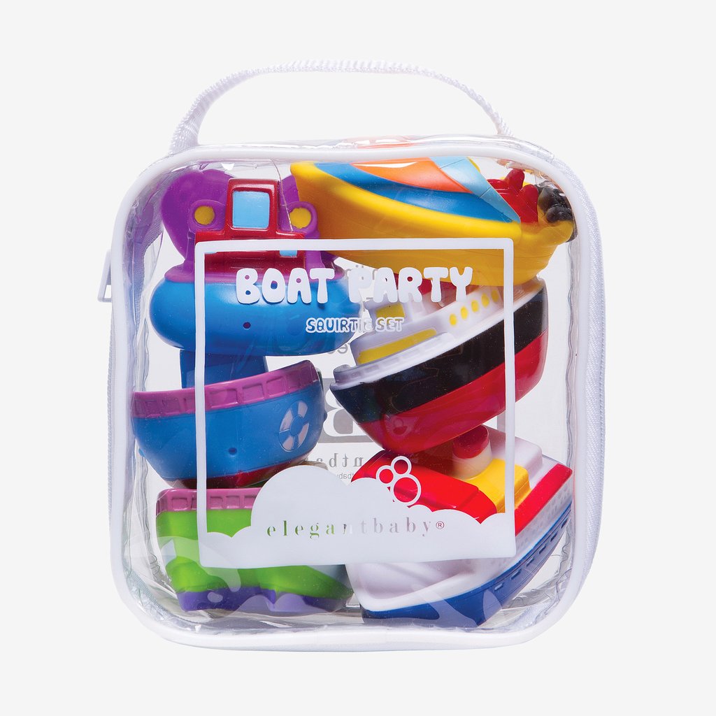 Elegant Baby Boat Party Squirities Bath Toys