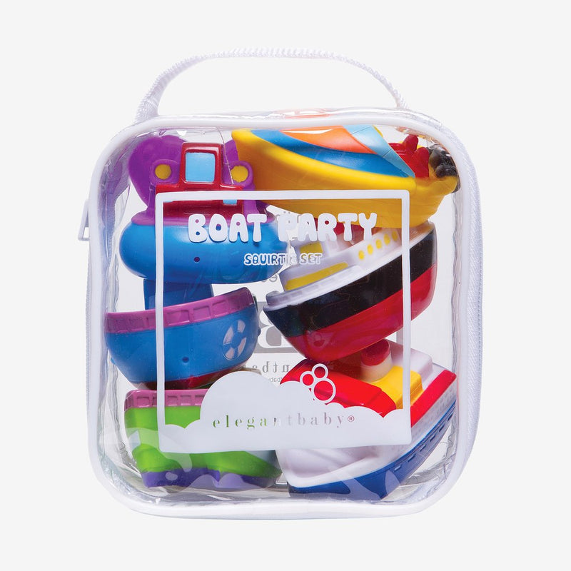 Elegant Baby Boat Party Squirities Bath Toys
