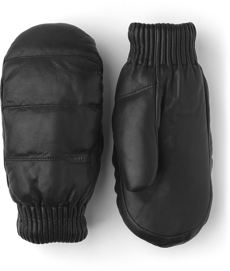 Hestra Valdres Mitten in Black