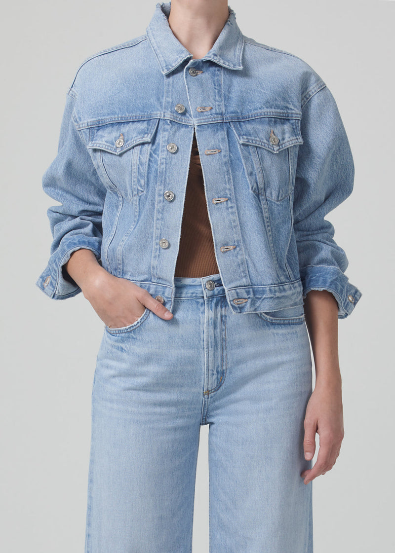 Citizens of Humanity Dulce Denim Jacket in Seaplane