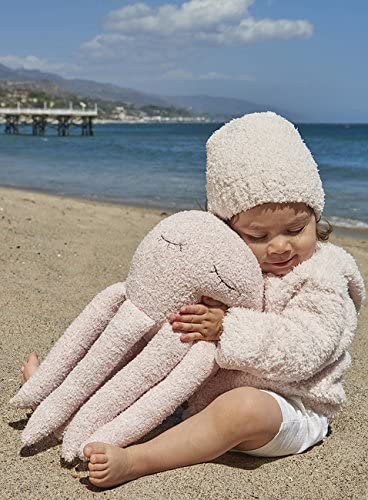 Barefoot Dreams CozyChic Octopus Buddie in Dusty Rose