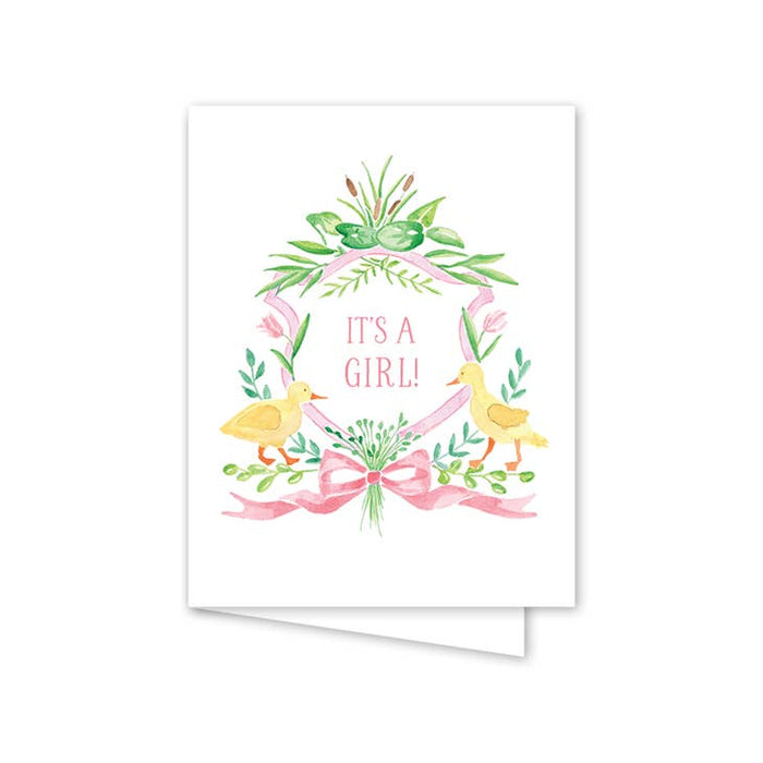 Dogwood Hill Little Duckling Card in Pink