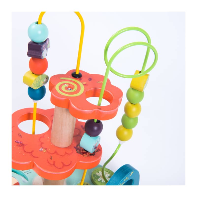 Moulin Roty Jungle Bead Maze Wooden Activity Toy