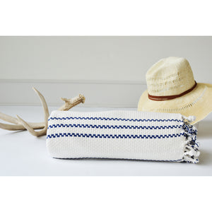 Turkish T Beach Mat Throw with Cotton Harness - Multiple Colors!