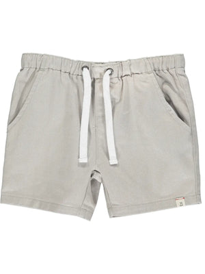 Me & Henry Hugo Twill Shorts in Pale Grey