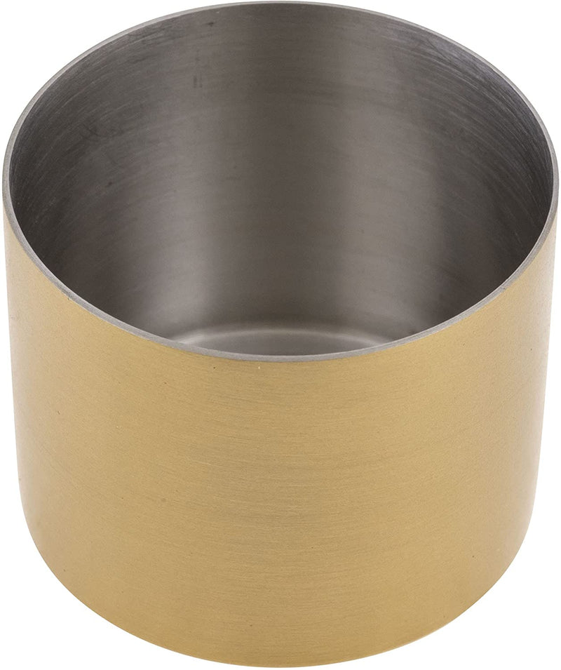 Karma Sierra Ice Bucket in Black Mango Wood and Brass
