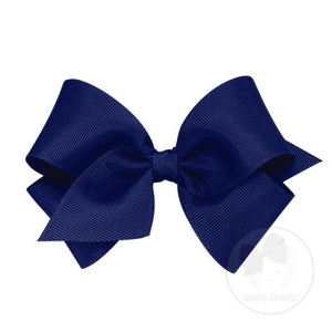Wee Ones Small Grosgrain Bow with Knot-Multiple Colors!