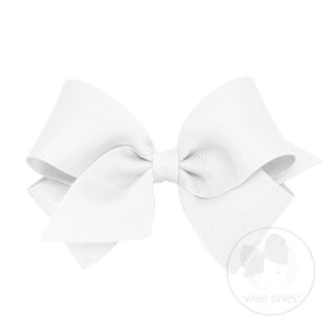 Wee Ones Small Grosgrain Bow with Knot-Multiple Colors!