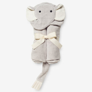 Elegant Baby Gray Elephant Bath Wrap