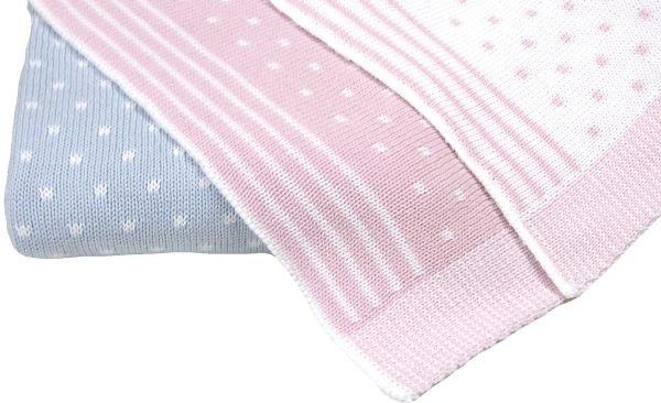 A Soft Idea Pin Dot Baby Blanket - Multiple Colors!