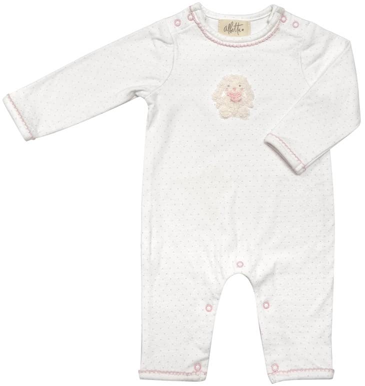 Albetta Lullaby Baby Bunny Applique Babygro Romper