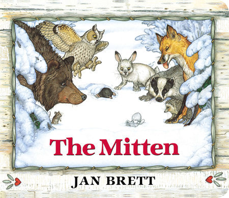 The Mitten Board Book by Jan Brett