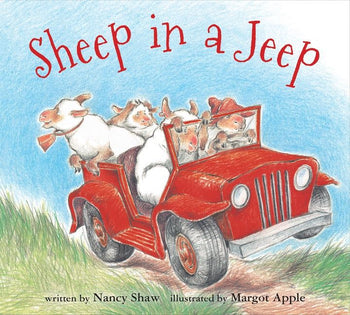 Sheep in a Jeep Board Book by Nancy E. Shaw