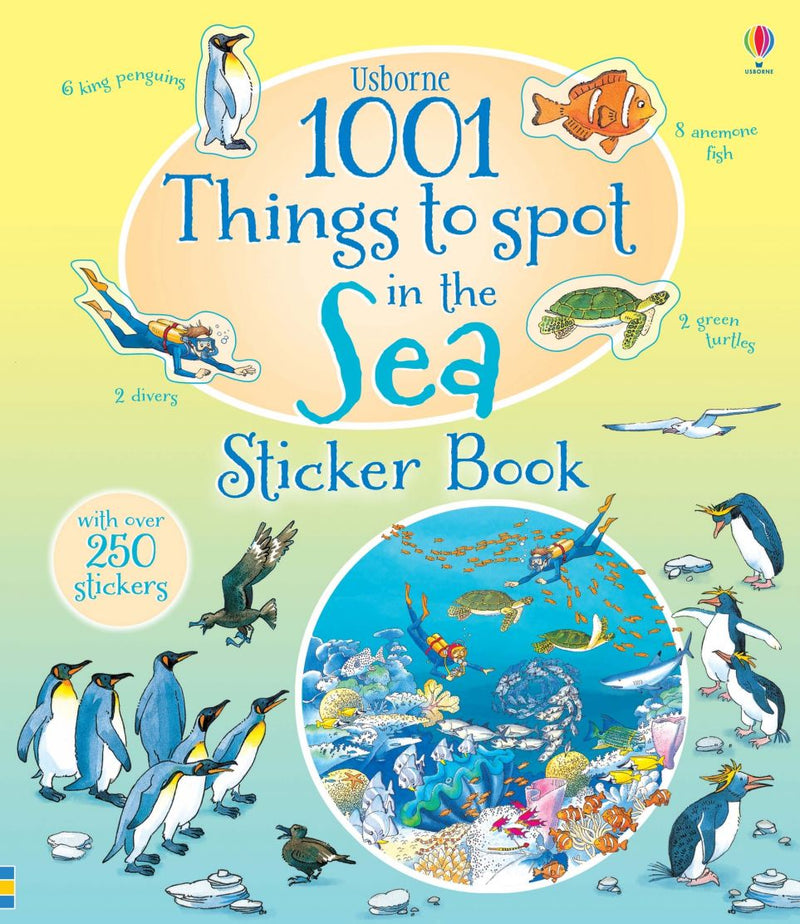 Usborne 1001 Things to Spot in the Sea Sticker Book