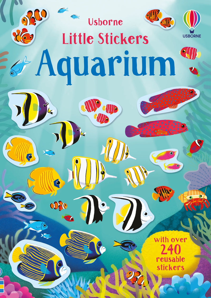 Usborne Little First Stickers Book Aquarium