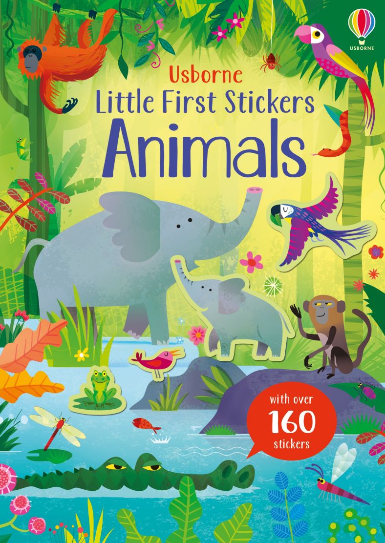 Usborne Little First Stickers Book Animals